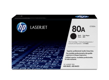 Picture of HP 80A BLACK LASERJET TONER CARTRIDGE FOR HP LASERJET PRO 400 MFP M425 AND 400 PRINTER M401 SERIES AVERAGE CARTRIDGE