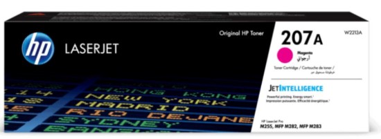 Picture of HP 207A MAGENTA LASERJET TONER CARTRIDGE - COLOR LASERJET PRO M225/MFP M283