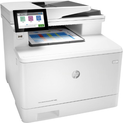Picture of HP COLOUR LASERJET ENTERPRISE MFP M480F 4IN1 - PRINT, COPY, SCAN, FAX, 3-10 USERS, PRINT UP TO 27 PPM, A4, COPY UP TO 28 CPM, SCAN UP TO 600 X 600 DPI, FAX UP TO 400 PAGES, HI-SPEED USB 2.0 PRINTING PORT, BUILT-IN 10/100/1000 ETHERNET, AUTOMATIC DUPLEX PRINTING, HP EPRINT, APPLE AIRPRINT, FAX, MOPRIA-CERTIFIED, GOOGLE CLOUD PRINT 2.0, 50 SHEET MULTIPURPOSE TRAY, 250 SHEET INPUT TRAY