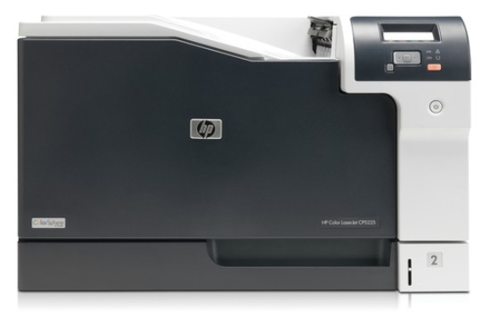 Picture of HP COLOR LASERJET CP5225 -  5-15 USERS , PRINT UP TO 20 PPM BLACK & UP TO 20 PPM COLOR , SLOT, 144-PIN, DDR2 DIMM , BLACK AND COLOUR PRINTING UP TO 600 X 600 DPI, HP IMAGERET 3600, MANUAL DUPLEX PRINTING, HP PCL 6, HP PCL 5C, HP POSTSCRIPT LEVEL 3 EMULATION, 100 SHEETS TRAY 1, 250 SHEET TRAY 2, SUPPLIES: BLACK - CE740A, CYAN - CE741A, MAGENTA - CE743A, YELLOW - CE742A