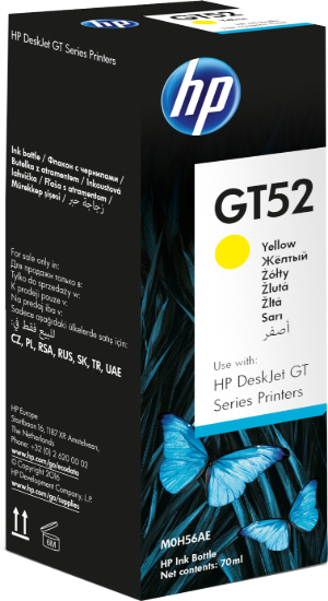 Picture of HP GT52 YELLOW ORIGINAL INK BOTTLE