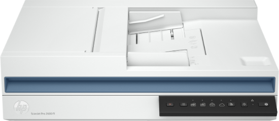 Picture of HP SCANJET PRO 2600 F1 FLATBED SCANNER. SCAN DIRECTLY INTO APPLICATIONS WITHOUT OPENING ANOTHER PROGRAM WITH HP’S FULL-FEATURED TWAIN DRIVER. PRODUCE UP TO 50 (25 PAGES PER MINUTE) IMAGES PER MINUTE WITH TWO SIDED SCANNING AND A 60-PAGE AUTOMATIC DOCUMENT FEEDER.*T&C. GET SHARP, TRUE-TO-LIFE SCANS OF DOCUMENTS, GRAPHICS, AND PHOTOS WITH UP TO 1200 DPI RESOLUTION. AUTO-IMAGING FEATURES IN THE INCLU