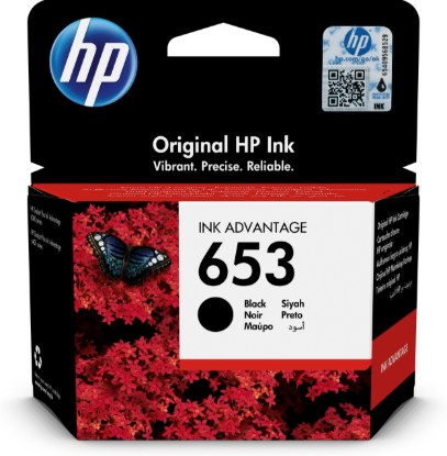 Picture of HP 653 BLACK ORIGINAL INK ADVANTAGE CARTRIDGE