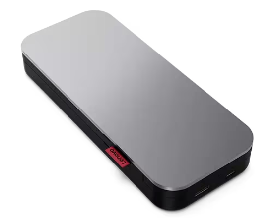 Picture of THE LENOVO GO USB C LAPTOP POWER BANK 20000 MAH IS A GAME-CHANGING SOLUTION FOR REMOTE WORKERS WHO NEED ACCESS TO A LARGE RESERVE OF POWER FOR THEIR USB-C LAPTOPS AND DEVICES TO ACHIEVE PEAK PRODUCTIVITY WITH A WHOPPING 2000 MAH CAPACITY YOU CAN RAPIDLY CHARGE MULTIPLE DEVICES EVEN WHILE YOU ARE RECHARGING THE POWER BANK