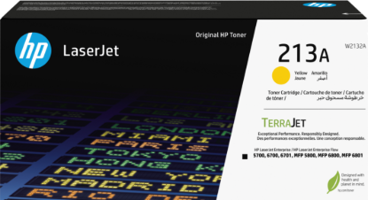Picture of HP 213A YELLOW ORIGINAL LASERJET TONER CARTRIDGE