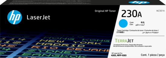 Picture of HP 230A CYAN ORIGINAL LASERJET TONER CARTRIDGE