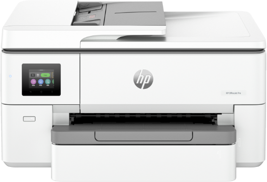 Picture of HP OFFICEJET PRO 9720 WIDE FORMAT ALL-IN-ONE PRINTER. FUNCTIONS: PRINT, COPY, SCAN. PRINT TECHNOLOGY: HP THERMAL INKJET. PRINT SPEED: BLACK (A4, ISO): UP TO 22 PPM; COLOUR (A4, ISO): UP TO 18 PPM; DRAFT BLACK (A4): UP TO 34PPM; DRAFT COLOUR (A4): UP TO 34 PPM. PRINT RESOLUTION: BLACK (BEST): UP TO 1200 X 1200 RENDERED DPI; COLOUR (BEST): UP TO 4800 BY 1200OPTIMIZED DPI ON HP ADVANCE PHOTO PAPER 12