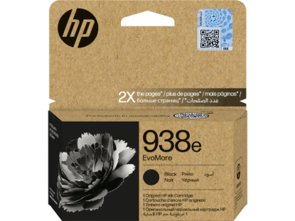 Picture of HP 938E EVOMORE BLACK ORIGINAL INK CARTRIDGE