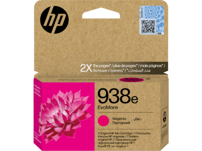 Picture of HP 938E EVOMORE MAGENTA ORIGINAL INK CARTRIDGE
