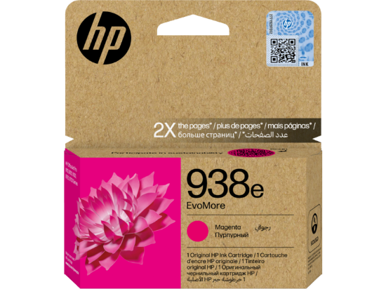 Picture of HP 938E EVOMORE MAGENTA ORIGINAL INK CARTRIDGE