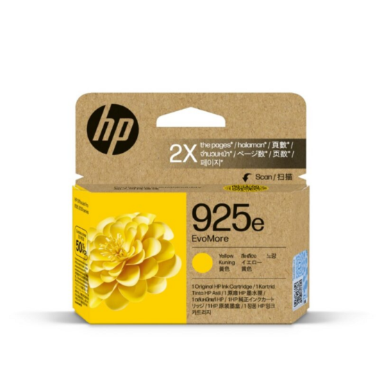 Picture of HP 925E EVOMORE YELLOW ORIGINAL INK CARTRIDGE