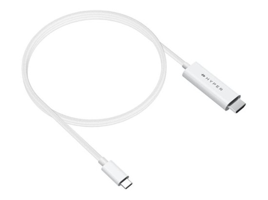 Picture of TARGUS - HYPER 4K USB-C TO HDMI CABLE - WHITE SHARE 4K60HZ CONTENT WITH A SINGLE CABLE, SIMPLE PLUG AND PLAY DESIGN, UNIVERSALLY COMPATIBLE