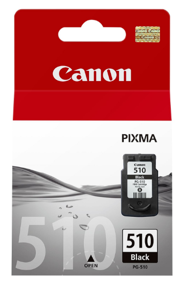Picture of CANON-INK-PG-510 BK- IP2700/ MP230/ MP240/ MP250/ MP270/ MP280/ MP230/ MX320/ MX330/ MX340/ MX350 / MX360 / MX410 / MX420- YIELD 220
