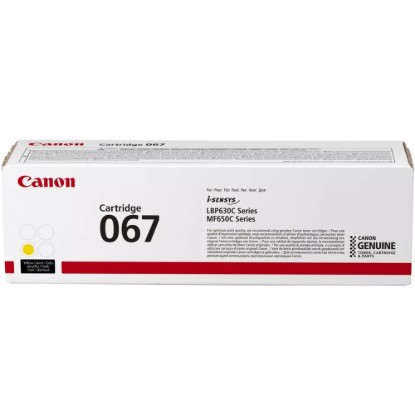 Picture of CANON-TONER-CRG 067 Y-MF65X SERIES - YIELD 1250