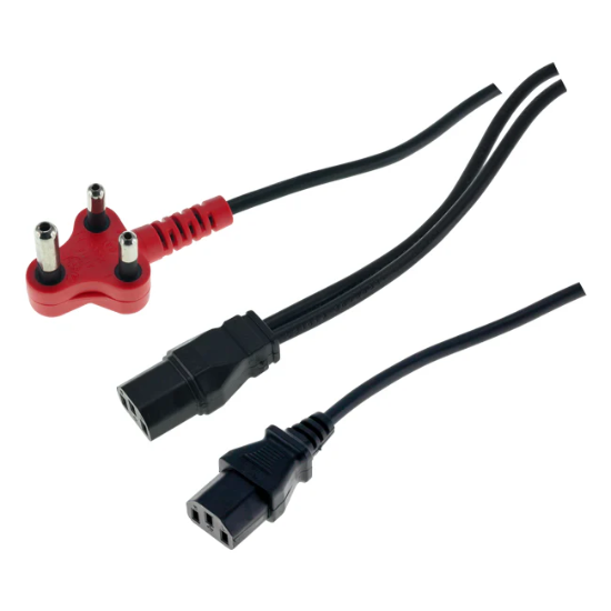 Picture of 2 POWER CABLE KETTLE TO RED PLUG (SHAVED)