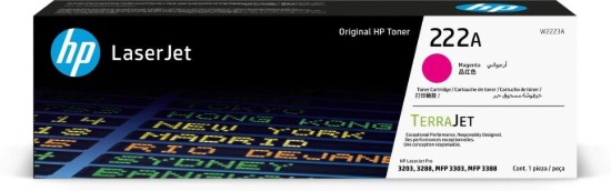 Picture of HP 222A MAGENTA ORIGINAL LASERJET TONER CARTRIDGE
