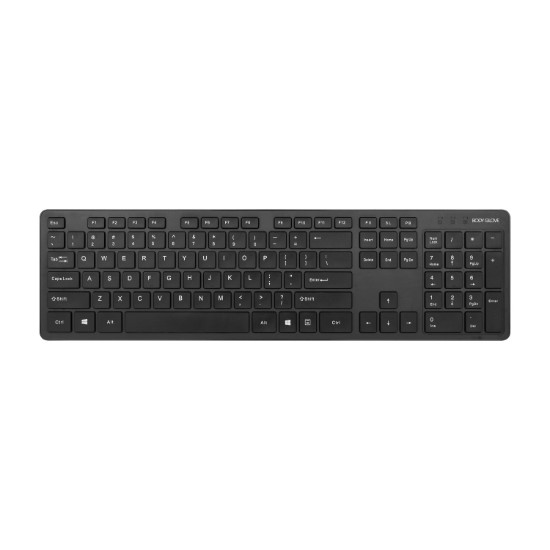 Picture of BODY GLOVE WIRELESS KEYBOARD WITH A USB RECEIVER WHICH ENABLES KEYBOARD TO BE READY FOR USE INSTANTLY. SLIM AND ERGONOMIC DESIGN ENSURES A COMFORTABLE TYPING EXPERIENCE. FEATURES: LIGHTWEIGHT KEYBOARD. PLUG & PLAY. SLIM PROFILE DESIGN. BATTERY TYPE: 1XAAA (NOT INCLUDED). ADJUSTABLE TILT. NUMBER OF KEYS: 104. WARRANTY: 1 YEAR