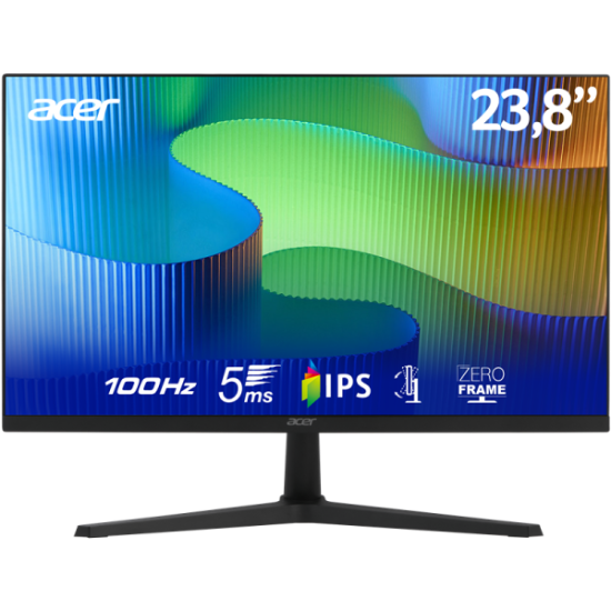 Picture of ACER 23.8INCH FHD MONITOR E241Y -BLACK (1920X1080) ELED HDMI VERSION:1.4 S/R STAND