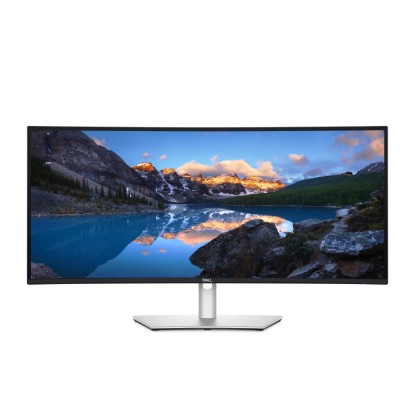 Picture of DELL ULTRASHARP 34 CURVED THUNBERBOLT HUB MONITOR - U3425WE, IPS BLACK TECHNOLOGY, ANTI-GLARE WITH 3H HARDNESS, 3440 X 1440 AT 120HZ, HEIGHT ADJUSTABLE (150 MM),TILT (-5° TO 21°),SWIVEL (-30° TO 30°), 1 X AUDIO LINE-OUT1,YES, EASY ARRANGE, OTHER KEY FEATURES, 3-YEAR ADVANCED EXCHANGE SERVICE AND PREMIUM PANEL EXCHANGE, SECURITY LOCK SLOT (CABLE LOCK SOLD SEPARATELY) ANTI-THEFT STAND LOCK SLOT (TO 