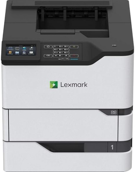 Picture of LEXMARK MONOCHROME LASER, LEXMARK 2.8" (7.2 CM) COLOUR TOUCH SCREEN - CARTRIDGE(S) SHIPPING WITH PRODUCT: 5,000-PAGE STARTER RETURN PROGRAM TONER CARTRIDGE - PROCESSOR: DUAL CORE, 1.0 GHZ - DUPLEX (2-SIDED) PRINTING: INTEGRATED DUPLEX - HARD DISK: INTELLIGENT STORAGE DRIVE AVAILABLE - DIRECT USB: YES - PRINT SPEED (A4, BLACK):  UP TO 47 PPM 1) - TIME TO FIRST PAGE (BLACK) AS FAST AS: 6 SECONDS 1) 
