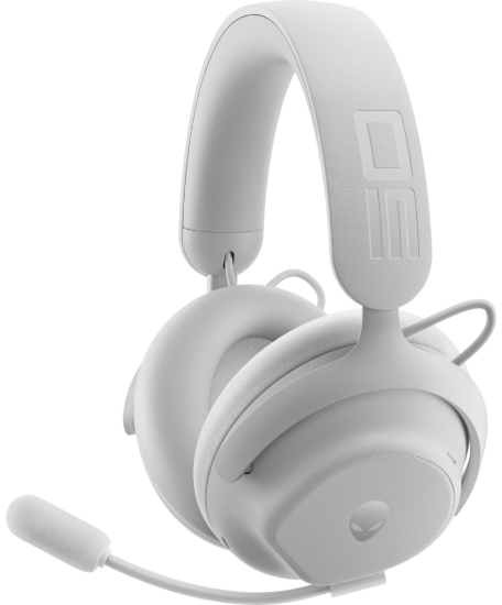 Picture of DELL ALIENWARE PRO WIRELESS GAMING HEADSET, CONNECTIVITY TECHNOLOGY:WIRED/WIRELESS (BLUETOOTH), FEATURES: 50MM GRAPHENE-COATED DRIVERS, 2-MIC AI NOISE CANCELLATION, ANC, FAST CHARGING TIME: 15 MINUTES FOR UP TO 6 HOURS LISTENING TIME, EARPIECE DESIGN: OVER-THE-EAR, DETACHABLE MICROPHONE: YES.