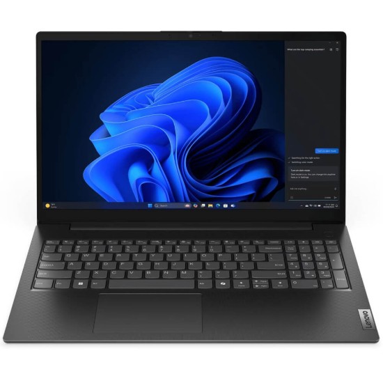 Picture of LENOVO V15-IRU,I5-13420H, 8GB BASE DDR5 512GB SSD M.2 2242 QLC G4, INTEGRATED, WINDOWS 11 PRO 64, 15.6" FHD TN, HD CAM, WI-FI AX 2X2+BT, N-FPR, 2 CELL 38WHR, 65W 3PIN-ZA,KB US-ENG, 1 YEAR CARRY-IN