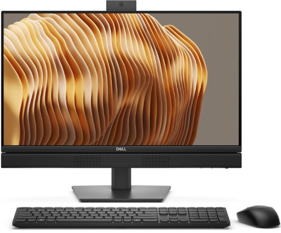 Picture of DELL PRO 24 ALL-IN-ONE QC24251 INTEL CORE ULTRA 5 235T (13 TOPS NPU, 14 CORES, UP TO 5.0GHZ) 16GB: 1 X 16GB, DDR5, UP TO 5600 MT/S, NON-ECC 512 GB SSD INTEGRATED GRAPHICS HEIGHT ADJUSTABLE STAND INTEL WI-FI 6E AX211, 2X2, 802.11AX, BLUETOOTH WIRELESS CARD 23.8", NON-TOUCH, FHD, 100HZ DELL PRO KEYBOARD AND MOUSE - KM5221W - US INTERNATIONAL (QWERTY) - BLACK 130W PSU WINDOWS 11 PRO 3YR PROSUPPORT WA