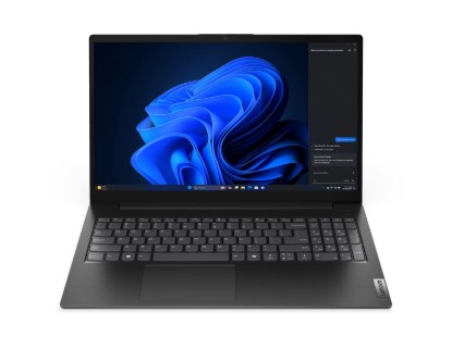 Picture of LENOVO V15-IRU I3-1315U 8GB BASE DDR5 256GB SSD M.2 2242 QLC G4 INTEGRATED WINDOWS 11 PRO 64 15.6" FHD TN HD CAMERA WI-FI AX 2X2+BT NO-FPR 3 CELL 38WHR 65W 3PIN-ZA KB US-ENG 1 YEAR CARRY-IN