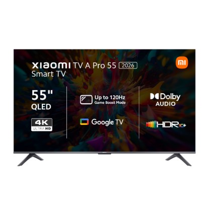 Picture of Xiaomi A Pro 55" QLED 4K Smart TV (HDR10+, Google TV, Dolby Audio, 60Hz)