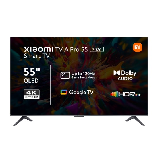 Picture of Xiaomi A Pro 55" QLED 4K Smart TV (HDR10+, Google TV, Dolby Audio, 60Hz)