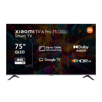 Picture of Xiaomi A Pro 75" QLED 4K Smart TV (HDR10+, Google TV, Dolby Audio, 60Hz)