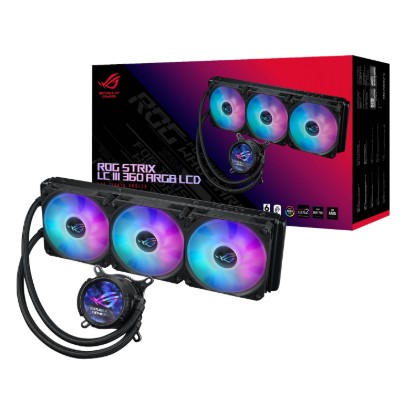 Picture of Asus ROG STRIX LC III 360 ARGB LCD All-in-one CPU Liquid Cooler - Black