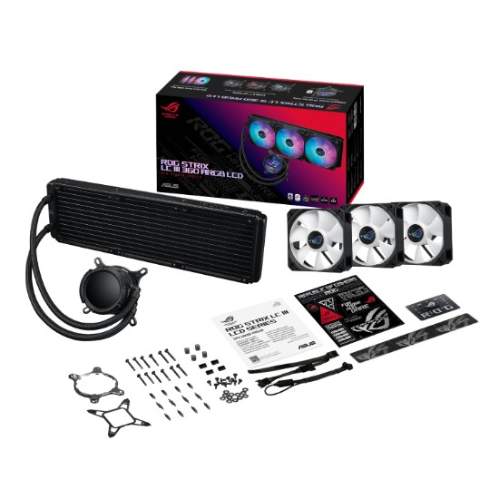 Picture of Asus ROG STRIX LC III 360 ARGB LCD All-in-one CPU Liquid Cooler - Black