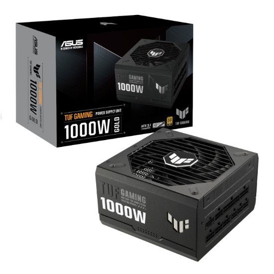 Picture of Asus TUF Gaming 1000W 80 PLUS Gold ATX Modular Power Supply - Black