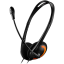 Picture of CANYON CANYON PC headset HS-01 PC Mic Flat 1.8m Black Orange