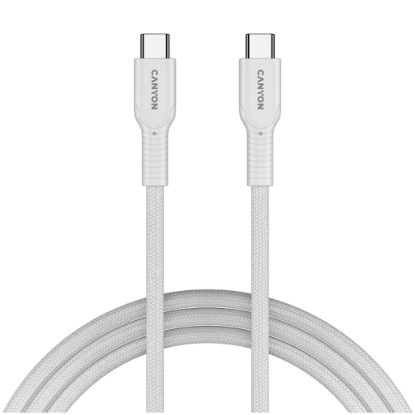 Picture of CANYON CANYON cable OnWire 60CL C-C 60W COLOR Braided 1m White