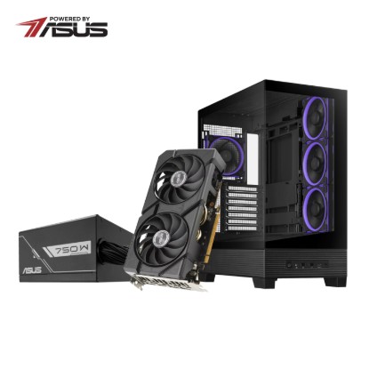 Picture of Asus UWM 2 Gaming Chassis/Graphics Card/Power Supply Combo (A31 PLUS | RX 7600 | PRIME 750W)