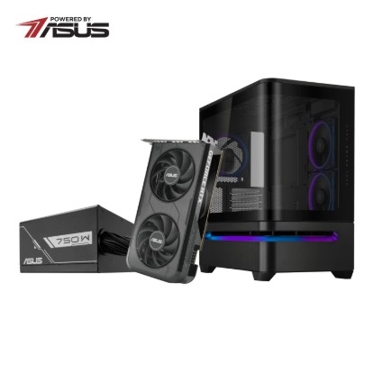 Picture of Asus UWM 1 Gaming Chassis/Graphics Card/Power Supply Combo (AP202 ARGB | RTX 5050 | PRIME 750W)