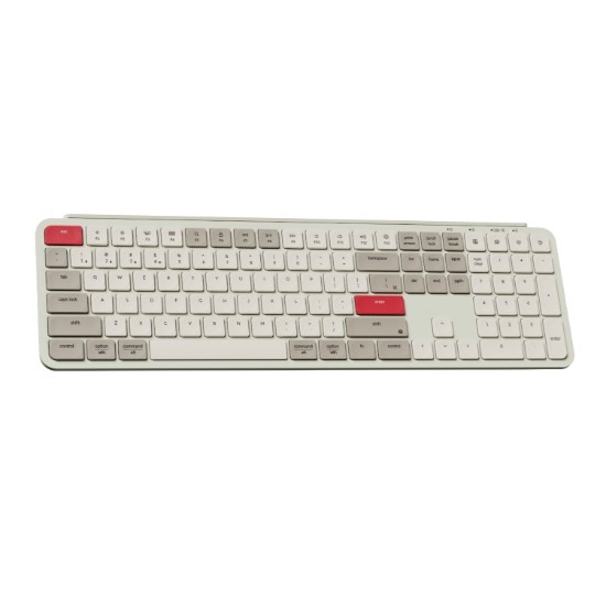 Picture of Keychron B6 Pro Ultra-Slim 100% Wireless Keyboard – Retro Red