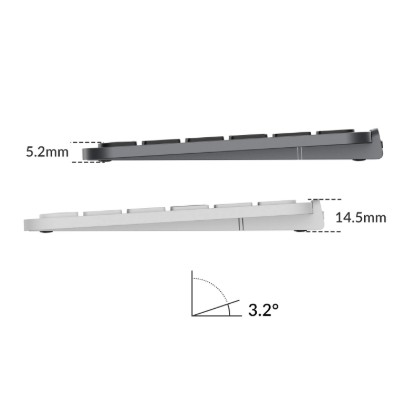 Picture of Keychron B6 Pro Ultra-Slim 100% Wireless Keyboard – Retro Red