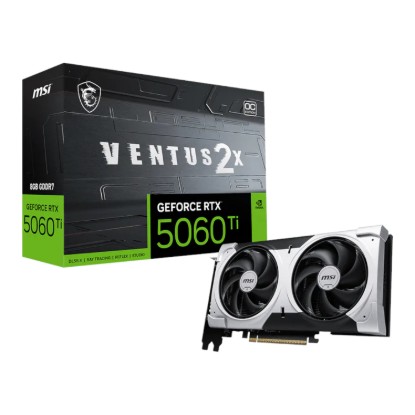 Picture of MSI Nvidia GeForce RTX 5060TI VENTUS 2X OC PLUS 8GB Graphics Card