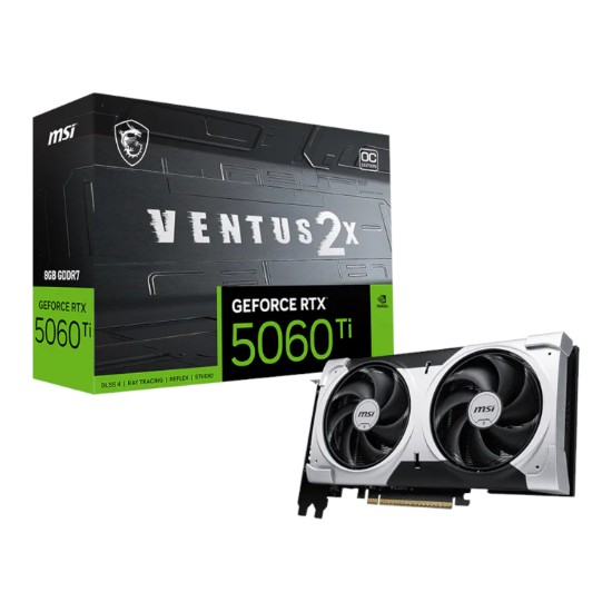 Picture of MSI Nvidia GeForce RTX 5060TI VENTUS 2X OC PLUS 8GB Graphics Card