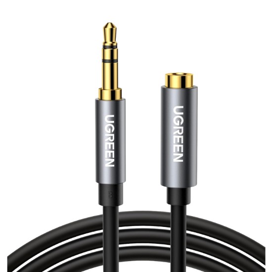 Picture of UGREEN AV118 3.5mm AUX Extension Cable 1m – Male to Female –(Black)