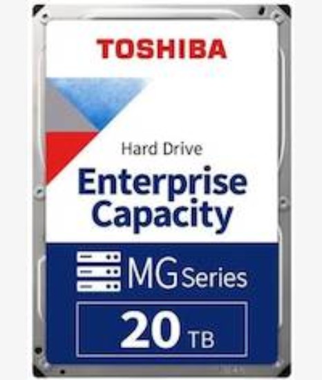 Picture of Toshiba Enterprice 3.5 Inch 20TB Hard Disk Drive