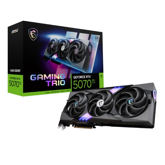 Picture of MSI GeForce RTX™ 5070 Ti 16G GAMING TRIO OC Graphics Card