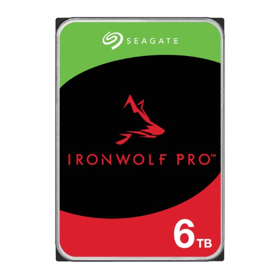 Picture of Seagate Ironwolf Pro 6TB 256MB 7200 RPM 3.5″ SATA HDD