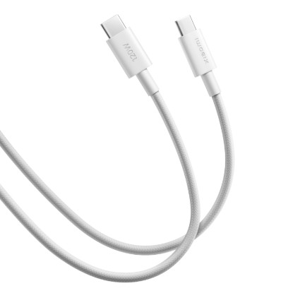 Picture of Xiaomi USB4 6A USB Type-C To USB Type-C Braided Cable 2m- (120W, 480 Mbps)