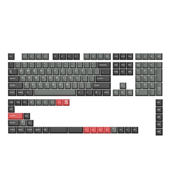Picture of Keychron Cherry Profile Dolch Red PBT Full Keycap Set