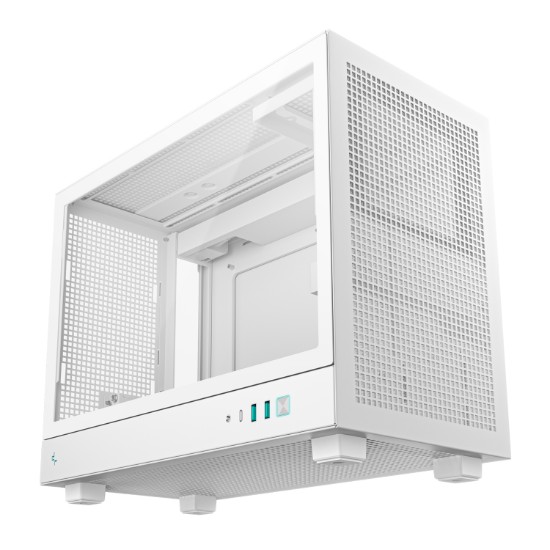 Picture of DeepCool CH160 PLUS Micro-ATX Chassis - White