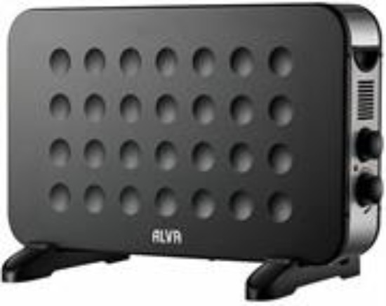 Picture of Alva 2000w  Electric Convection Black Heater